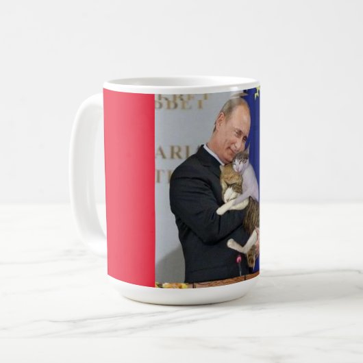 Putin-Tasse Kaffeetasse (Vorderseite Links)