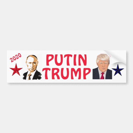Putin-Trumpf-Wahl-Autoaufkleber 2020 Autoaufkleber (Vorne)