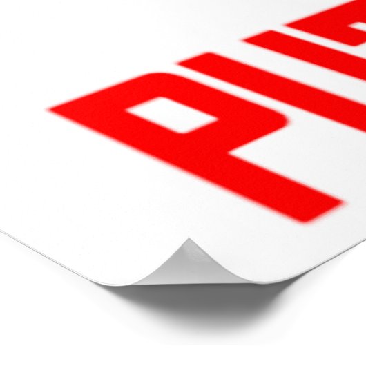 Putin über das Ritz Poster (Ecke)