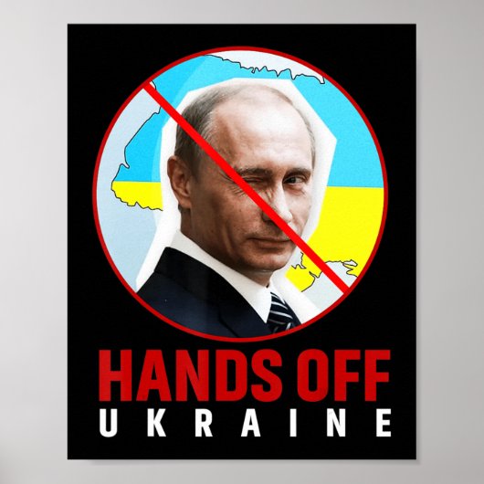 Putin übergibt der Ukraine Poster (Vorne)