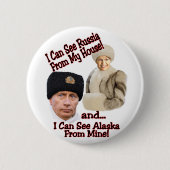 Putin und Palin Button (Vorderseite)