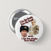 Putin und Palin Button (Vorne & Hinten)