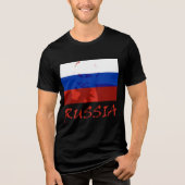 Putin und Russland Tri-Blend Shirt (Vorderseite)