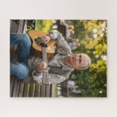 Putin Volksgitarre Akustischer Barde Puzzle (Horizontal)