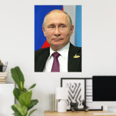 PUTIN Wladimir Wladimirowitsch Putin russische Füh Poster (Heimbüro)