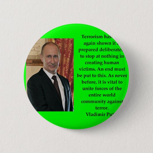 Putin-Zitat Button (Vorderseite)