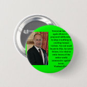 Putin-Zitat Button (Vorne & Hinten)