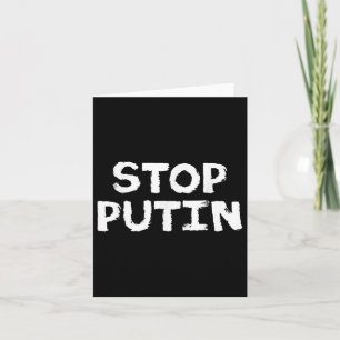 Putins Protest gegen den Krieg beenden Karte