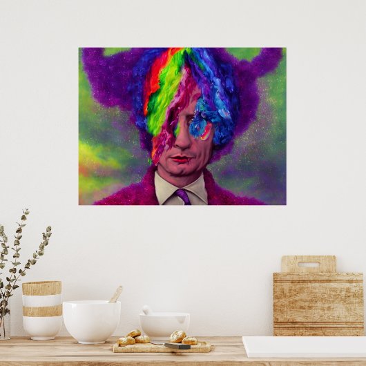 Putins Rainbow-Gedanken Poster (Küche)