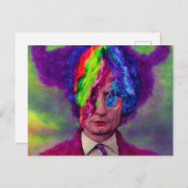 Putins Rainbow-Gedanken Postkarte (Vorne/Hinten)