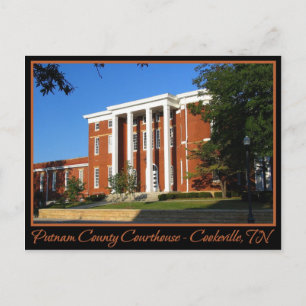 Putnam Landkreis Courthouse - Cookeville, TN Postkarte