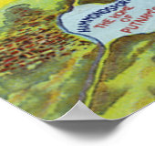 Putnam's Lake Keuka Concord Trauben Label Poster (Ecke)