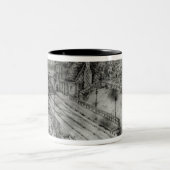 Putney Bahnhof Zweifarbige Tasse (Mittel)