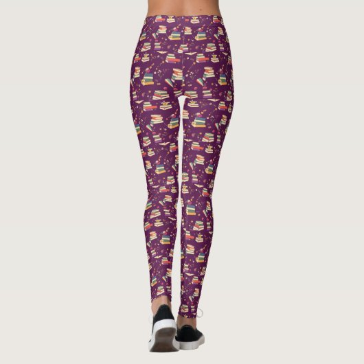 Putple Book Lovers Leggings (Rückseite)
