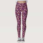 Putple Book Lovers Leggings (Vorderseite)