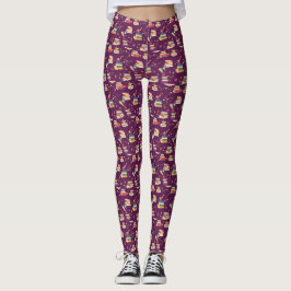 Putple Book Lovers Leggings