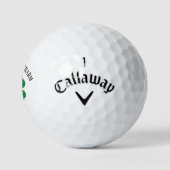 'Putt Glücksbringer' St. Patrick's Day Events Golfball (Logo)