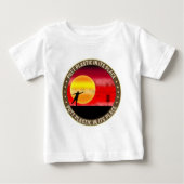 Putt-Kunststoff an seiner Stelle Baby T-shirt (Vorderseite)