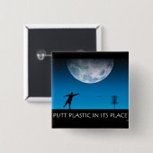 Putt-Kunststoff an seiner Stelle Button (Vorne & Hinten)