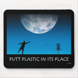 Putt-Kunststoff an seiner Stelle Mousepad