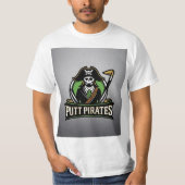 "Putt Pirates: Abenteuer auf Hoher See" T-Shirt (Vorderseite)