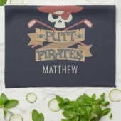 Putt Pirates Golfing Hobby Geschirrtuch (Gefaltet)