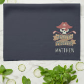 Putt Pirates Golfing Hobby Personalisiert Geschirrtuch (Gefaltet)