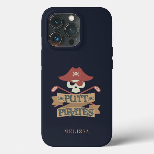 Putt Pirates Golfing Hobby Sports Case-Mate iPhone Hülle (Rückseite)