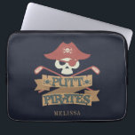 Putt Pirates Golfing Hobby Sports Laptopschutzhülle<br><div class="desc">Erleben Sie den Charakter und gestalten Sie dieses Piratengolfdesign. Es hat ein grafisches Design, ideal für Pirat-Fans, die Liebe Spaß auf dem Golfplatz.</div>
