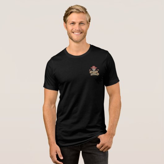 Putt Pirates Golfing Hobby Tri-Blend Shirt (Vorderseite voll)