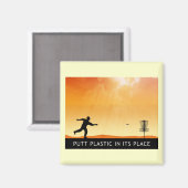 Putt Plastik an seiner Stelle Magnet (Vorderseite/Rückseite)