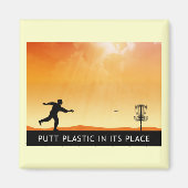 Putt Plastik an seiner Stelle Magnet (Vorne)