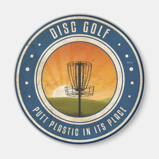 Putt Plastik an seiner Stelle Magnet (Vorne)