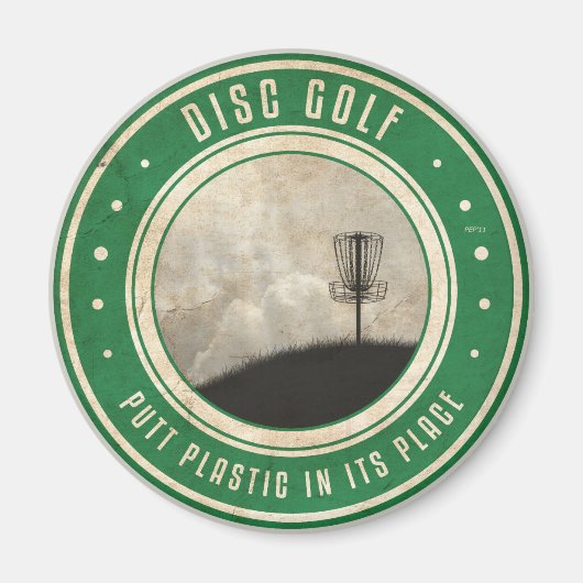 Putt Plastik an seiner Stelle Magnet (Vorne)