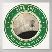 Putt Plastik an seiner Stelle Poster (Vorne)