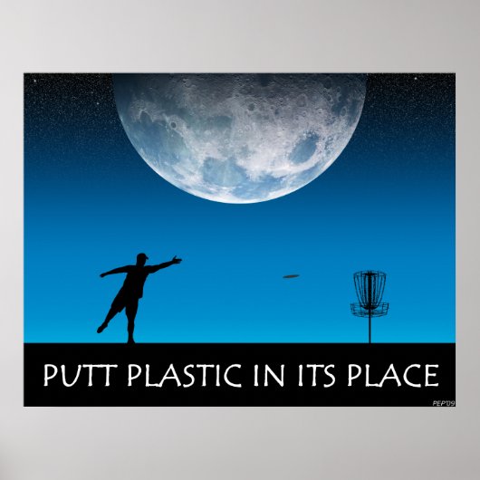 Putt Plastik an seiner Stelle Poster (Vorne)