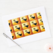 Putt Plastik an seiner Stelle Rechteckiger Aufkleber (Umschlag)