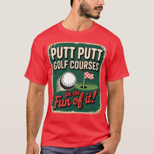 Putt Putt Brockton, MA Retro Mini Golf Vintag T-Shirt