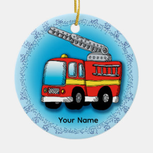 Putt Putt Feuerwehrauto Feuerwehrmann Ornament