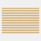 Putte neutrale Streifen Geschenkpapier Set (Vorderseite 3)