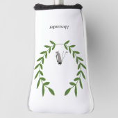 Putter Abdeckung mit Laurel Wreath und Golf Bag Headcover (Rotieren 90)