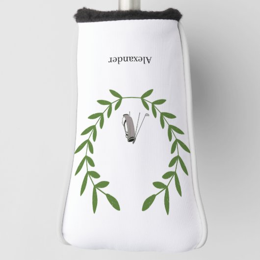 Putter Abdeckung mit Laurel Wreath und Golf Bag Headcover (Rotieren 90)