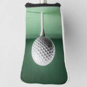 Putter Abdeckung mit weißem Golfball-Bild Golf Headcover (Rotieren 90)