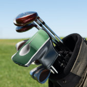 Putter Abdeckung mit weißem Golfball-Bild Golf Headcover (In Situ)