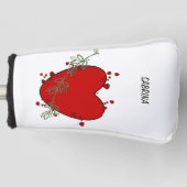 Putter Cover Red Heart Golf Headcover (Vorderseite)