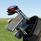 Putter Cover - Steppbriefe und Name Golf Headcover (In Situ)