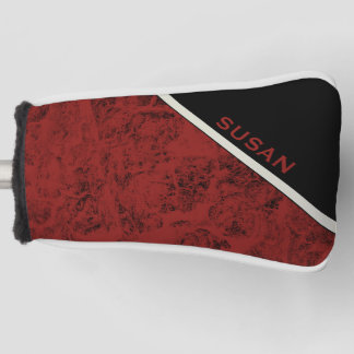 Putter Cover "Wood Red" Golf Headcover