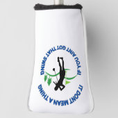 Putter Golf Club Cover for Women Golfers Golf Headcover (Rotieren 90)