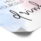 Putter oder Perlen Bedienen Sie sich am Getränkesc Poster (Ecke)