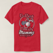 Putter oder Perlen Mami-Lieben Sie Baby Gender Rev T-Shirt (Design vorne)
